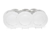 A Set of Ten American Silver Chargers
