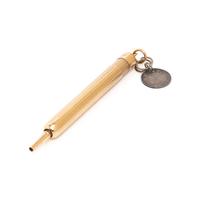 YELLOW GOLD PENCIL PENDANT