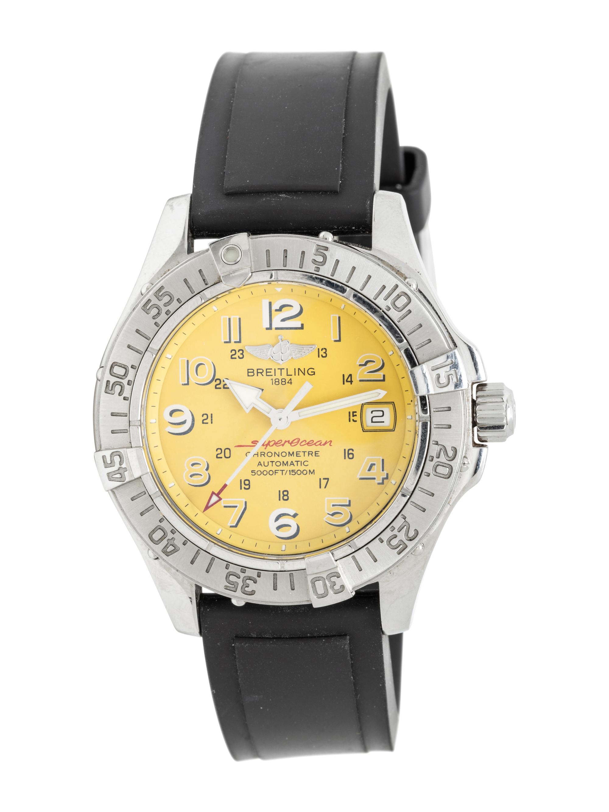 BREITLING, REF. A1736006/1514 STAINLESS STEEL 'SUPEROCEAN' DATE WATCH