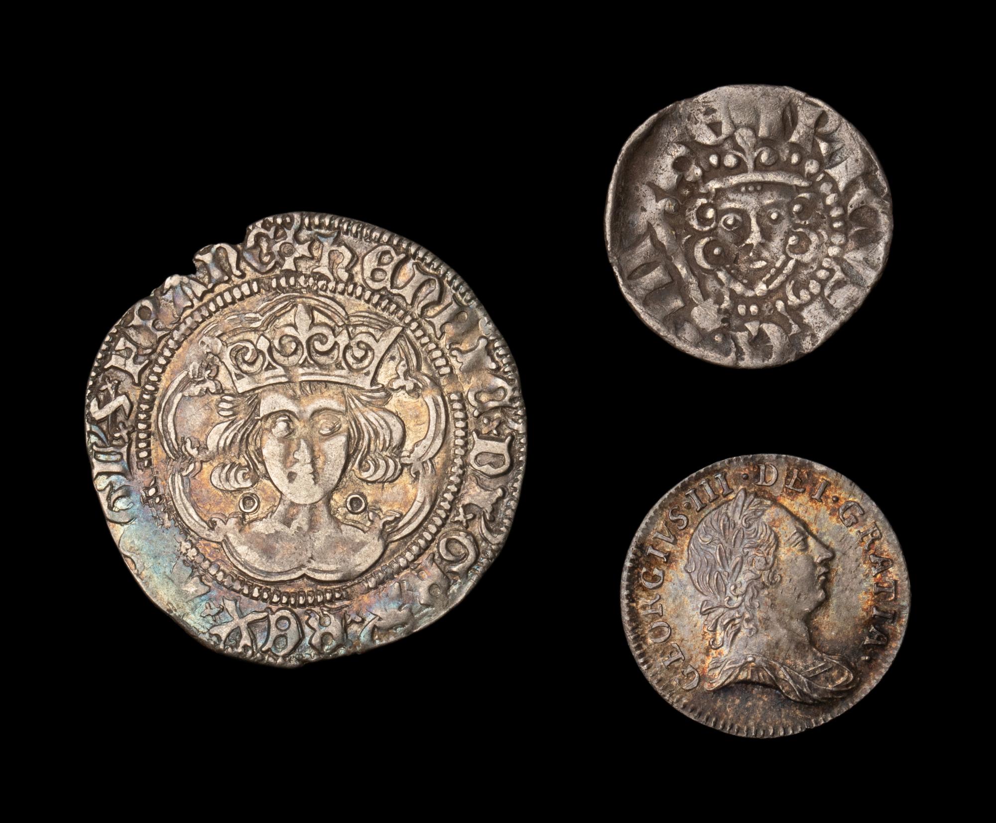[GREAT BRITAIN/ENGLAND] A Group of Three Silver Coins