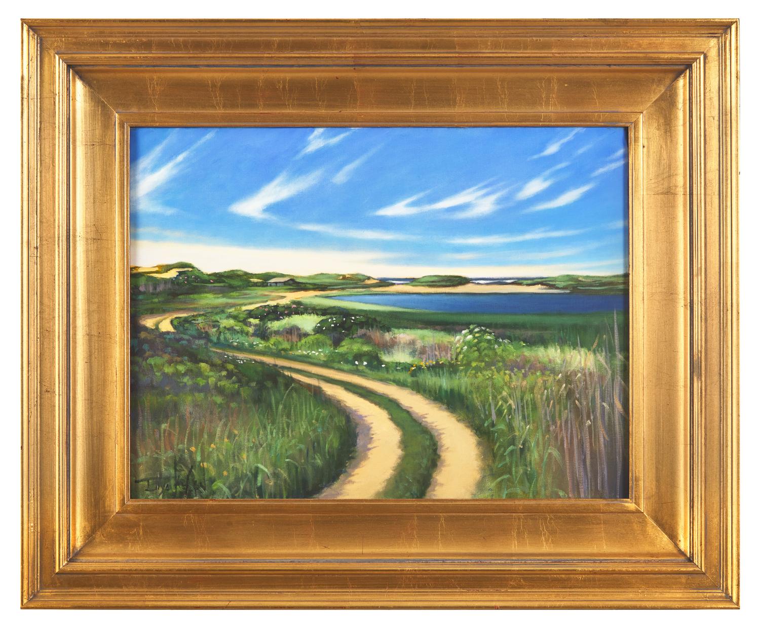 Road Along Waterway