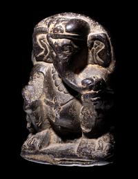 A Stone Figure of Ganesha
