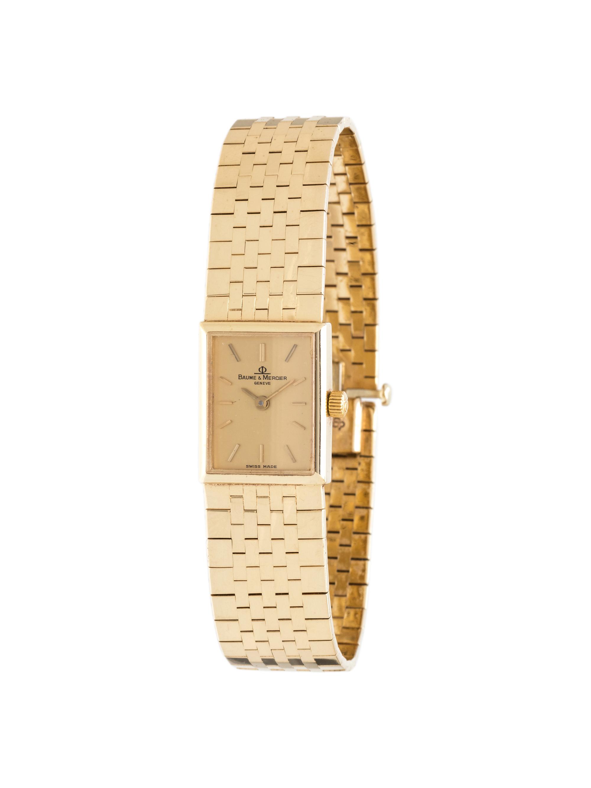 BAUME & MERCIER, 14K YELLOW GOLD WRISTWATCH