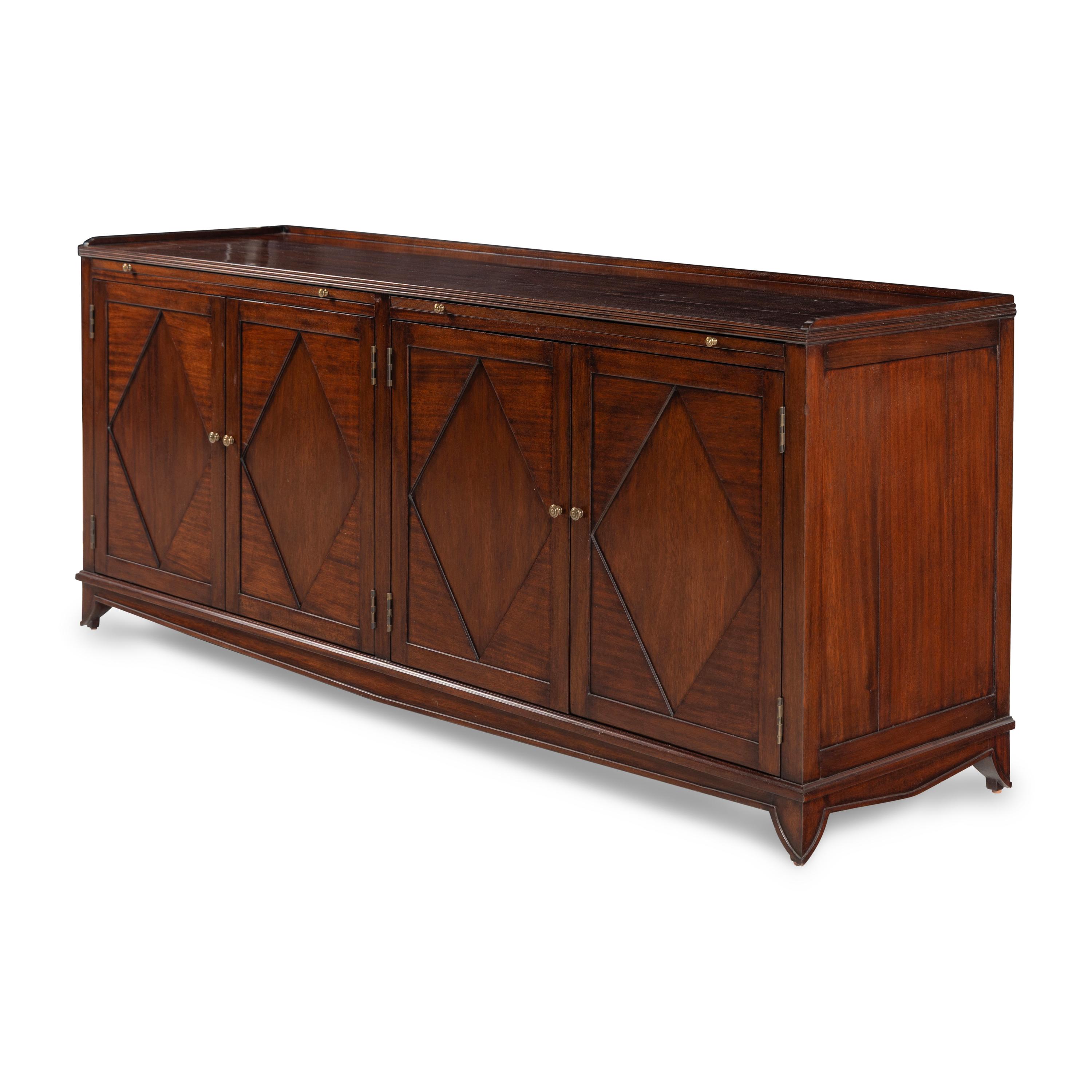 A Dessin Fournir Mahogany Console Cabinet