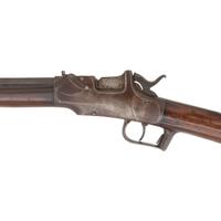 Allen & Wheelock Drop Breech Rifle with Patent Adjustable Rear Sight