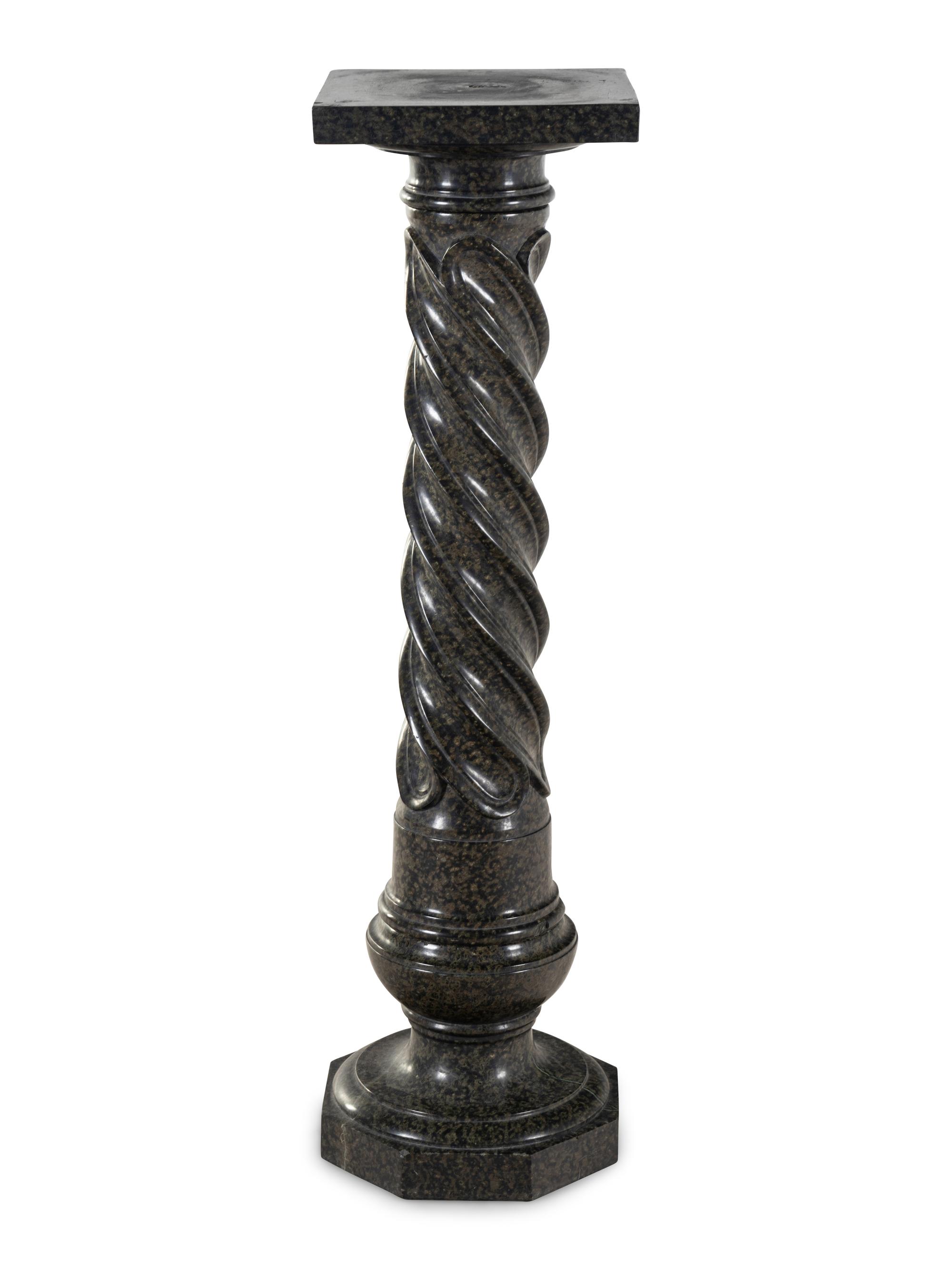 A Continental Marble Pedestal