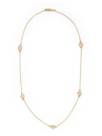 YELLOW GOLD AND DIAMOND NECKLACE
