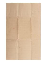 [RECONSTRUCTION]. Letter to a former Confederate General. Selma, Alabama. 10 August 1866.