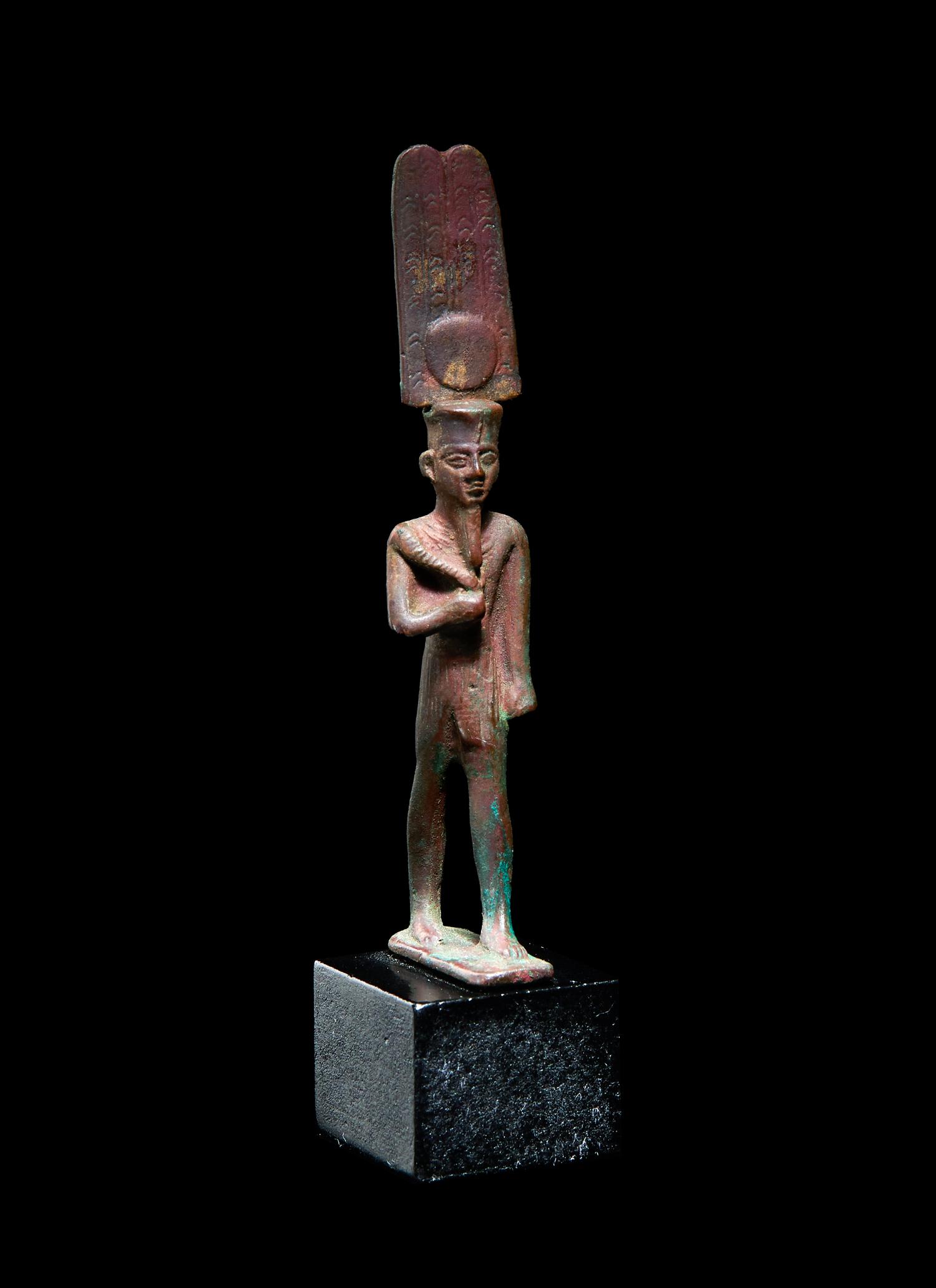 An Egyptian Bronze Amun-Re