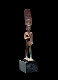 An Egyptian Bronze Amun-Re