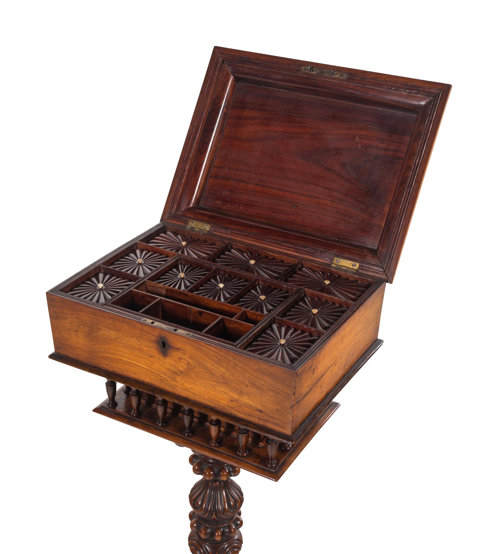 A William IV Mahogany Sewing Table