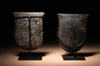 Two Valdivian Stone Votive Axes