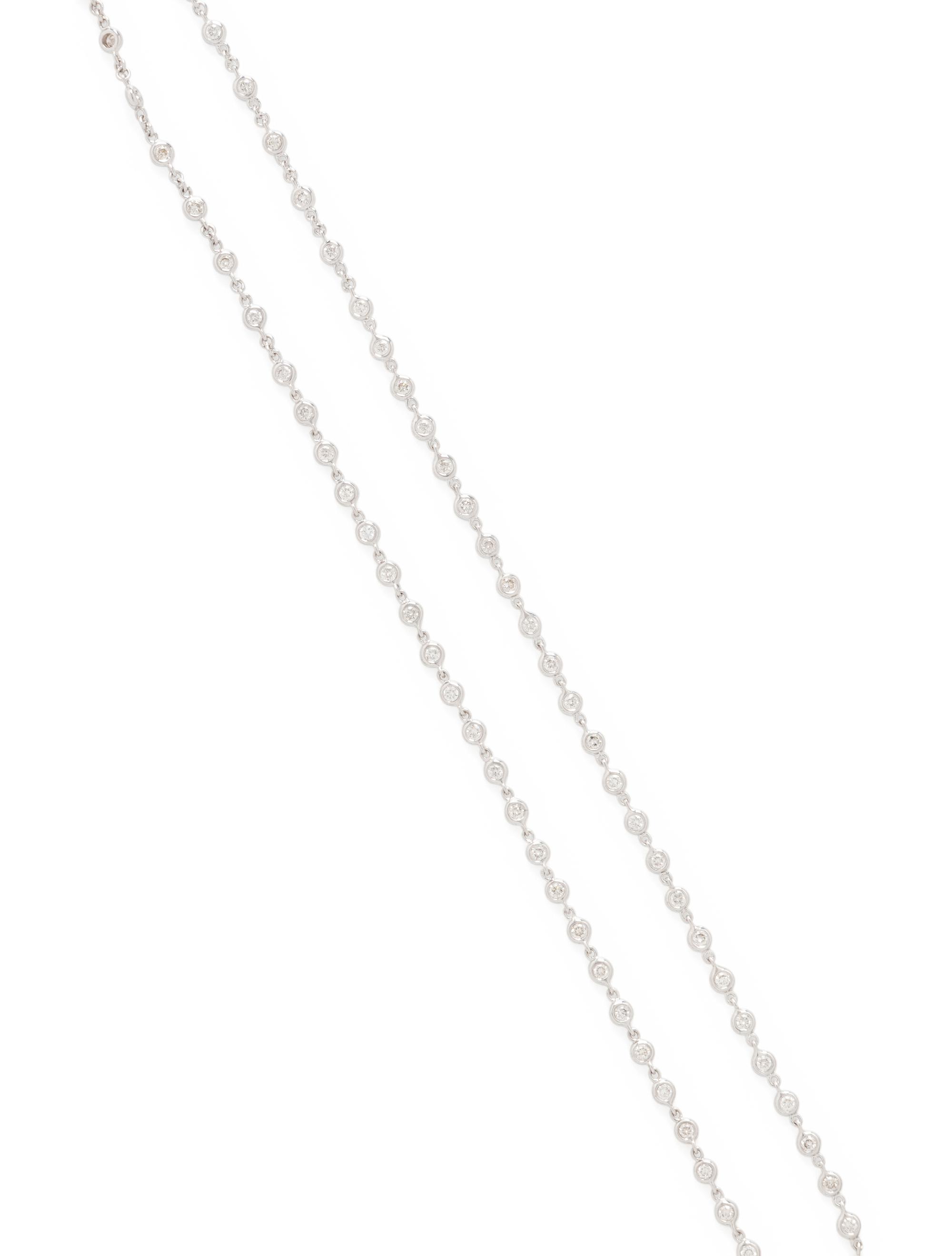 WHITE GOLD AND DIAMOND CHAIN NECKLACE