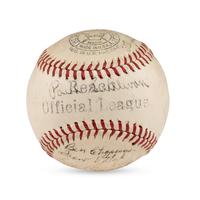 A 1939 Cleveland Indians Team Signed Autograph Baseball (Beckett Authentication Services Letter of Authenticity)