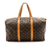 A Louis Vuitton Monogram Canvas Keepall 45 Bag and Garment Bag, 18 x 9 x 8 inches.