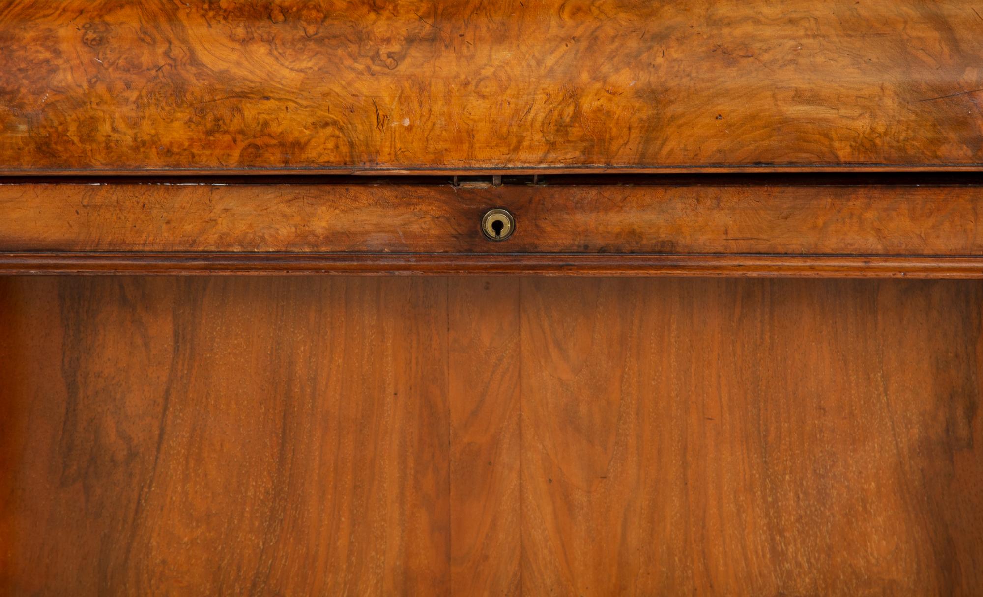 A William IV Burl Walnut Davenport Desk