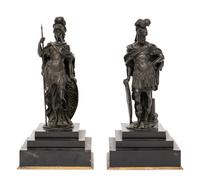 A Pair of Continental Bronze Figures