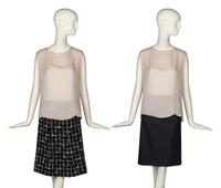 One Chanel Blouse and Two Chanel Skirts