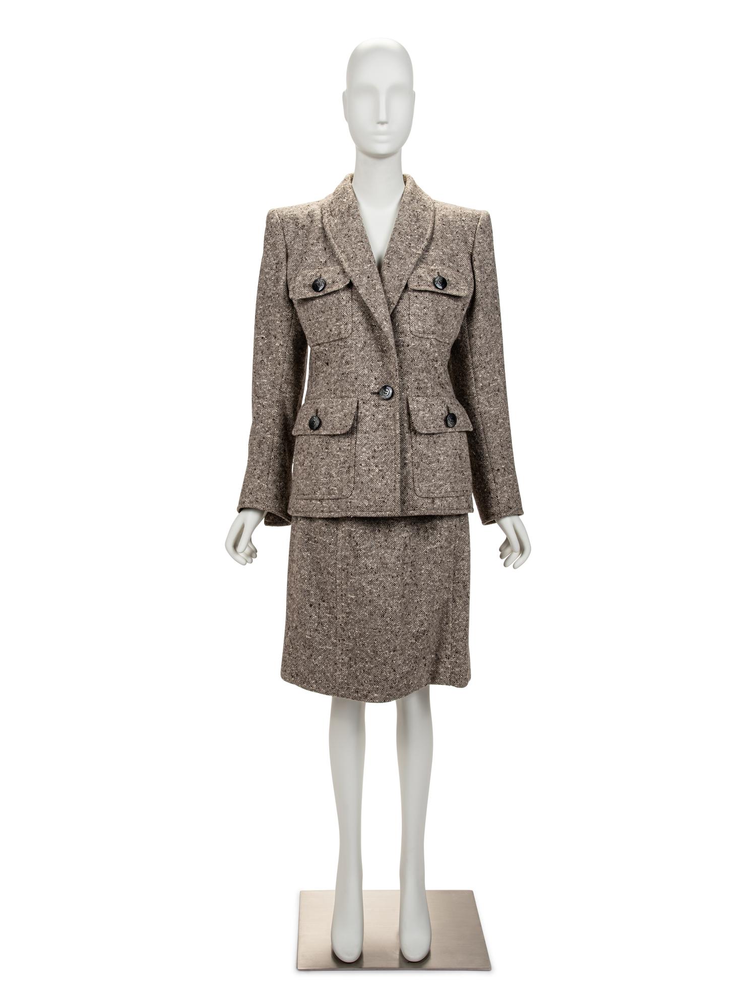 Yves Saint Laurent Haute Couture Skirt Suit, c.1983