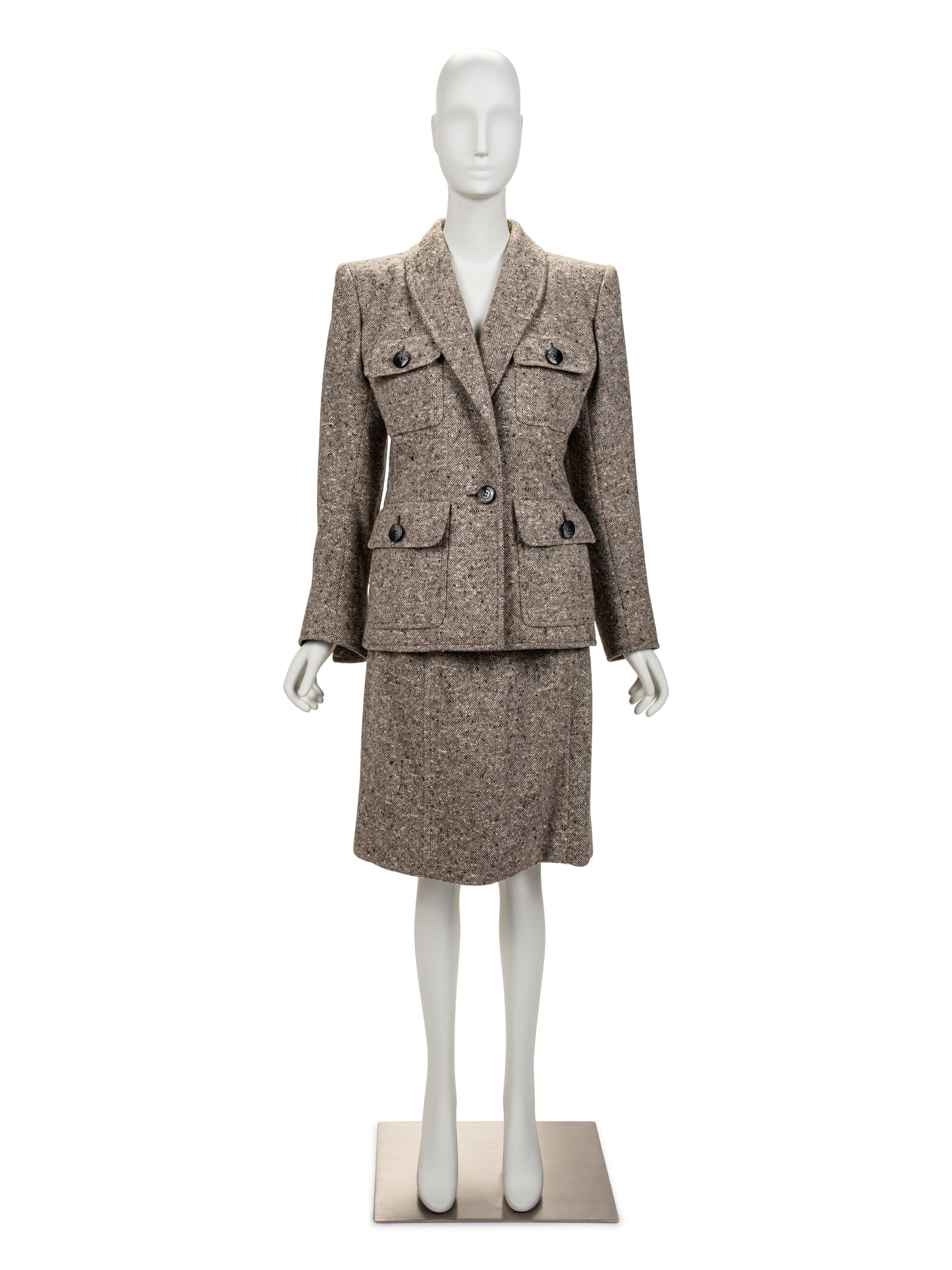 Yves Saint Laurent Haute Couture Skirt Suit, c.1983