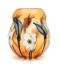 An American Studio Glass Vase, Charles Lotton (b. 1935) Height 7 1/4 inches.