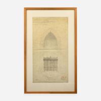 Samuel Yellin (American, b. Ukraine, 1884-1940) Two Drawings for the National Cathedral, Washington, D.C., USA, 1933