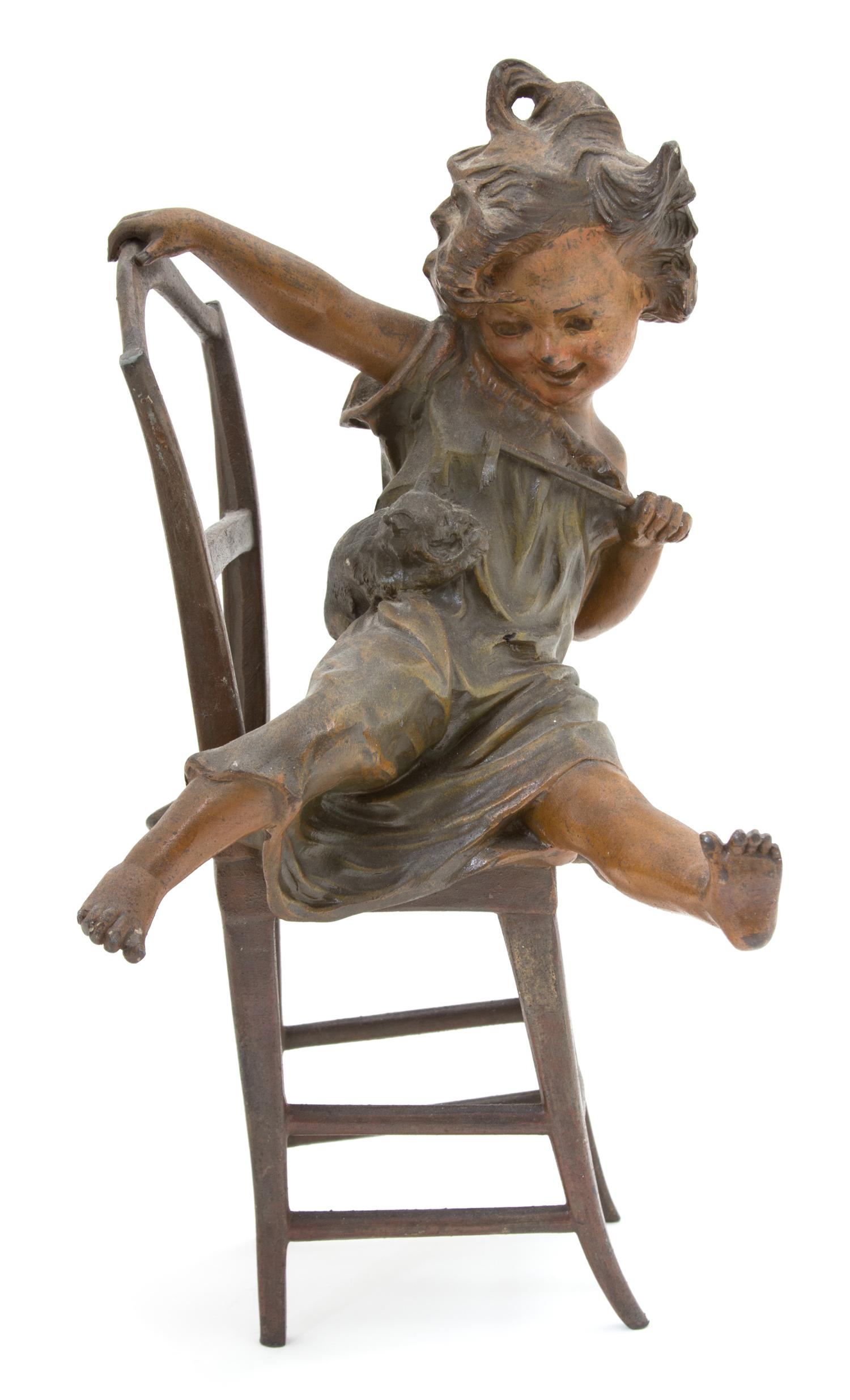 Artist Unknown, (20th Century), Untitled (Young Girl in Chair)
