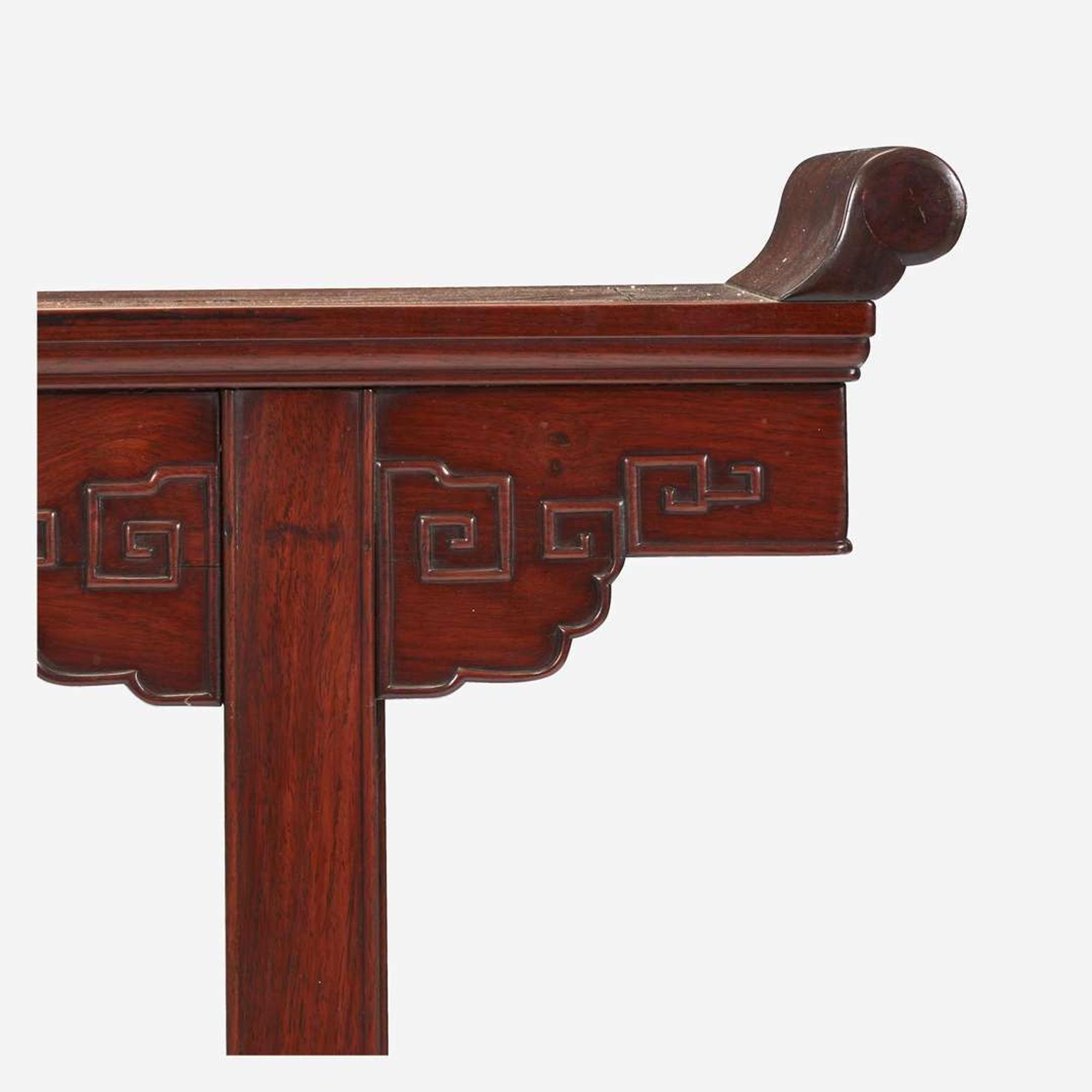 A Chinese hardwood altar table 硬木画案 19th/20th century ???????
