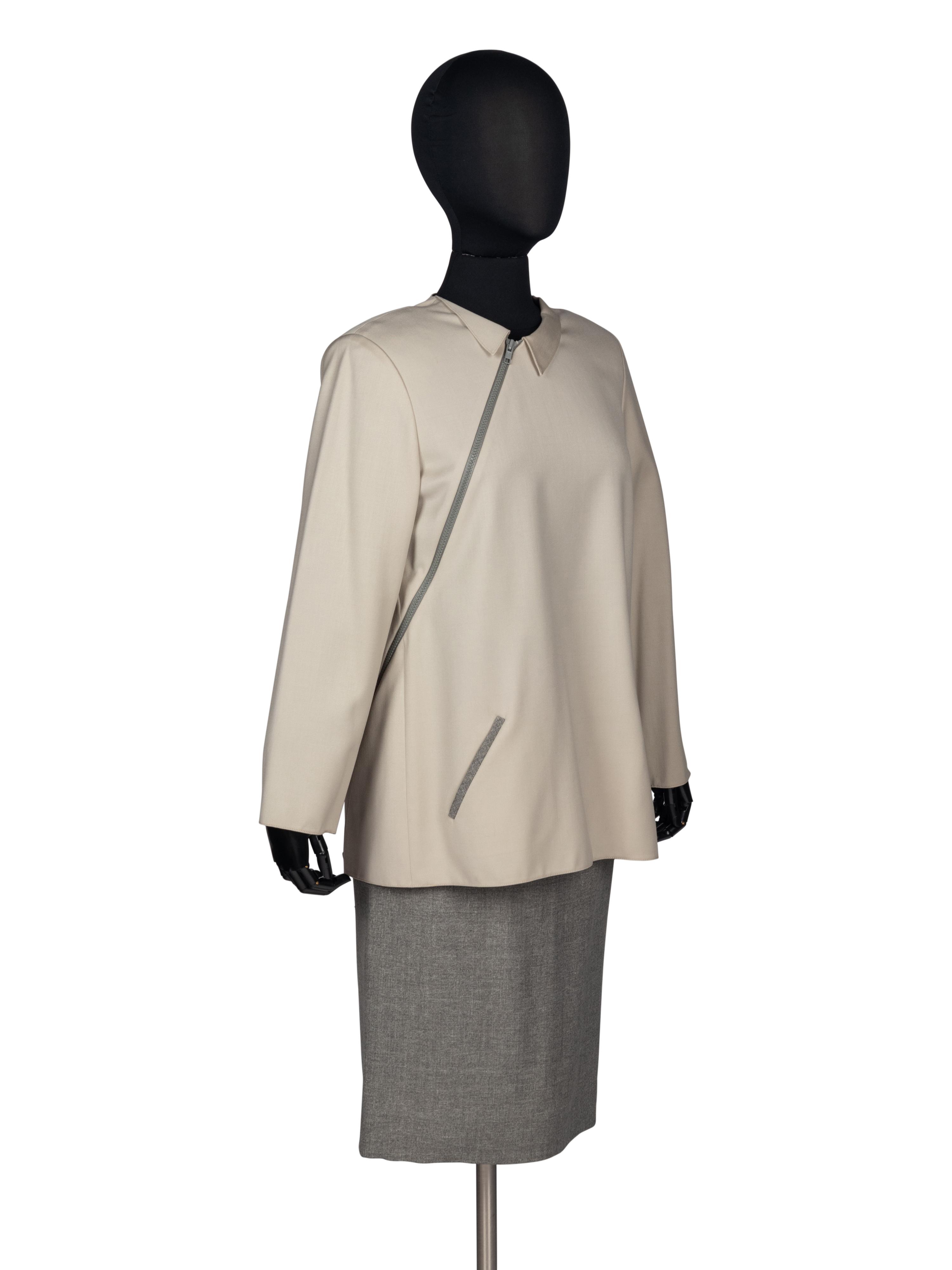 Geoffrey Beene Zippered Top and Skirt