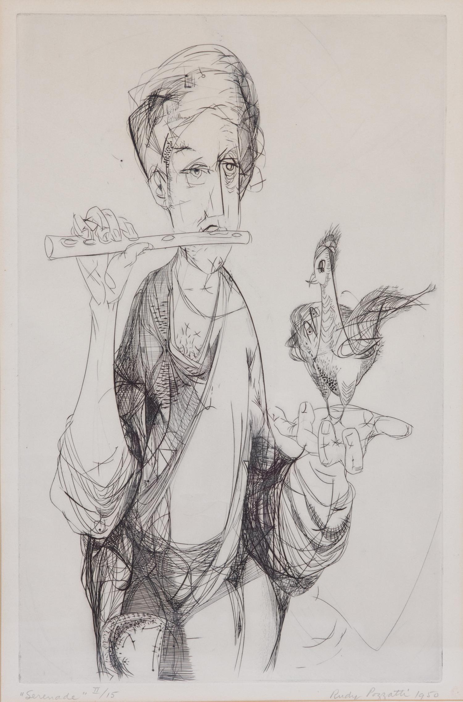 Rudy Pozzatti, (American, b. 1925), Seranade
