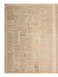 [CIVIL WAR]. 4 war-date newspapers, incl. capture of Fort Sumter and Lee's surrender at Appomattox.