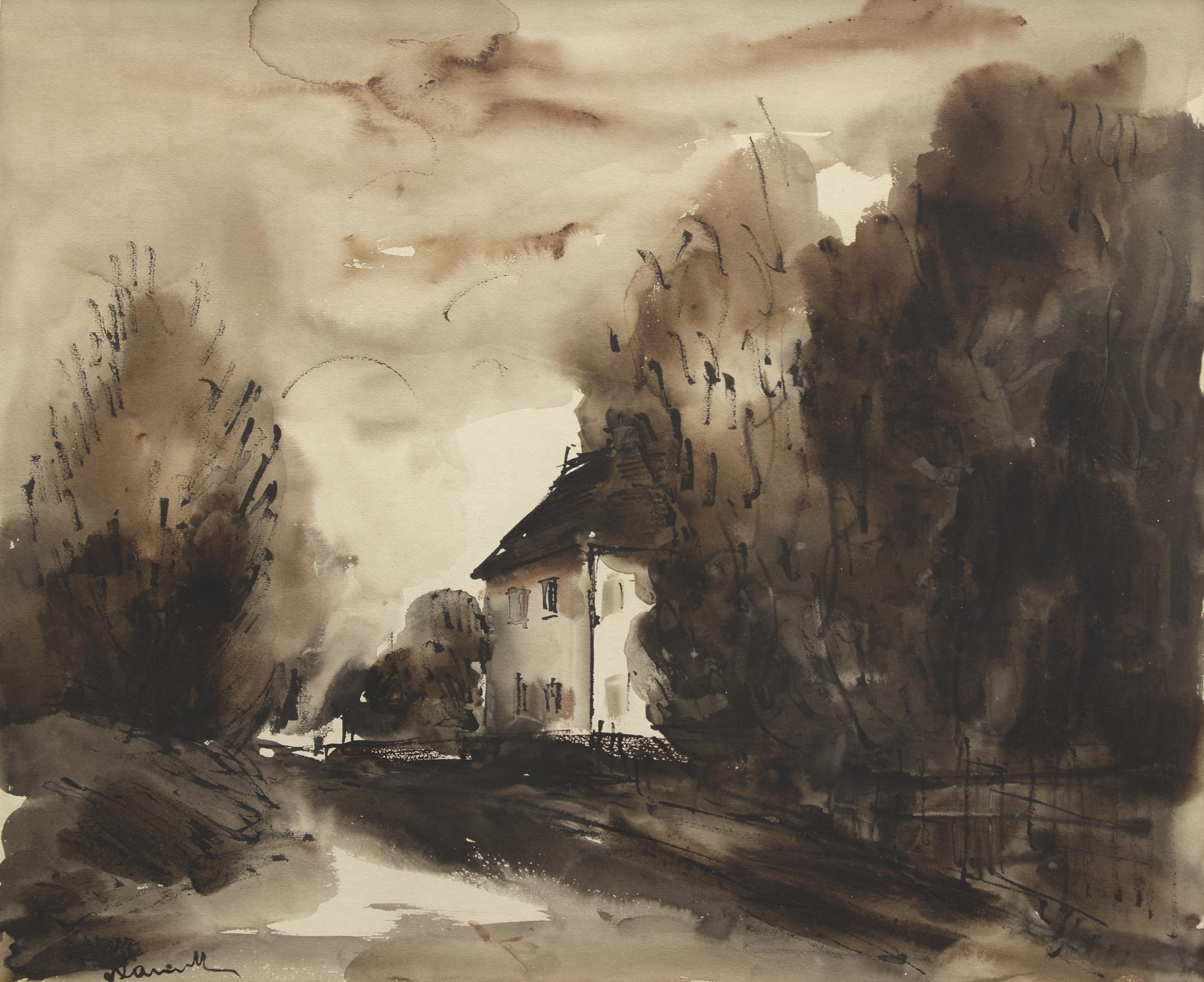 Maurice de Vlaminck (French, 1876-1958) — Paysage, c. 1925-1930