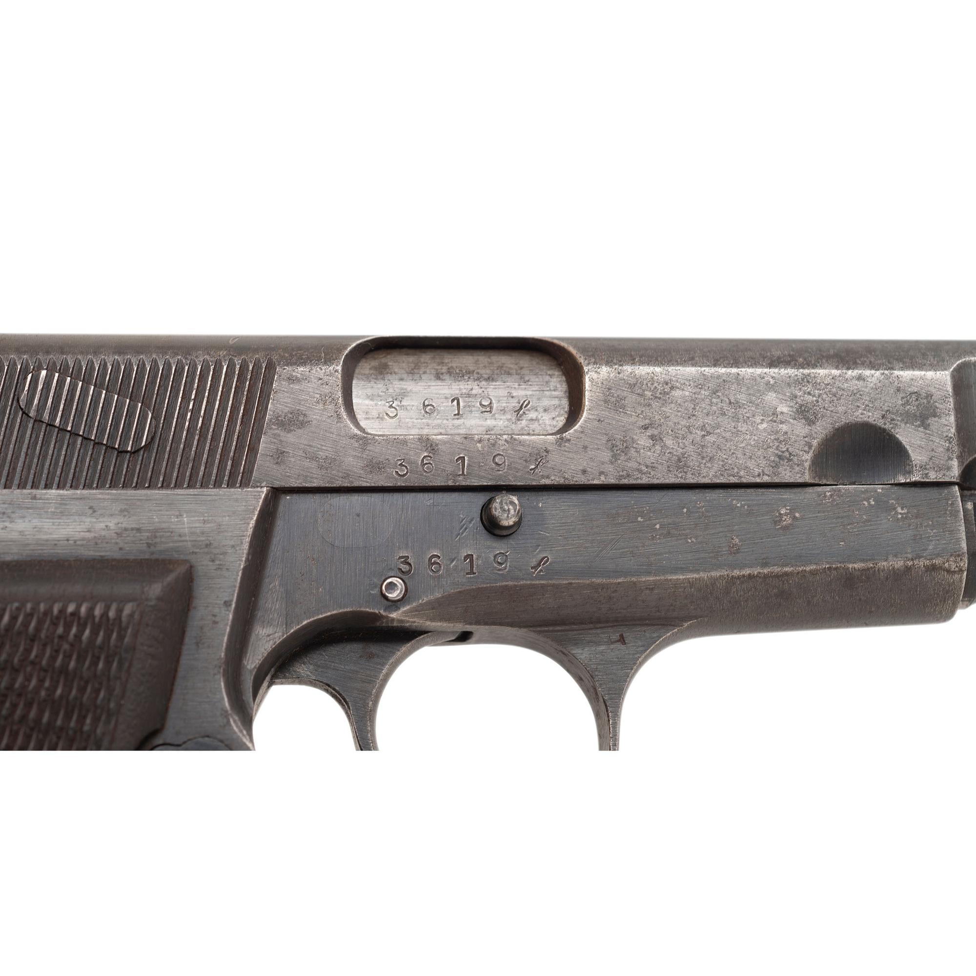 **WWII German P640(b) Hi-Power Pistol 3rd Variation