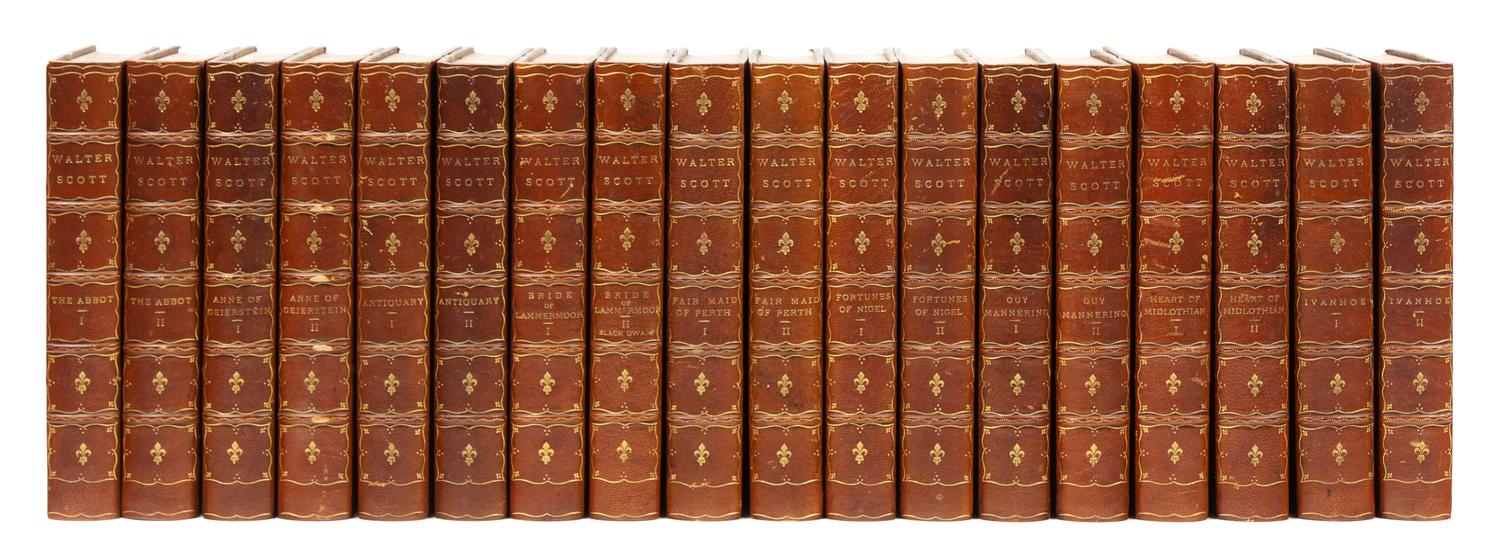 SCOTT, Sir Walter (1771-1832). Works. Boston: Dana Estes & Company, 1900.
