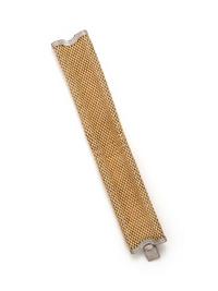 YELLOW GOLD AND DIAMOND BRACELET