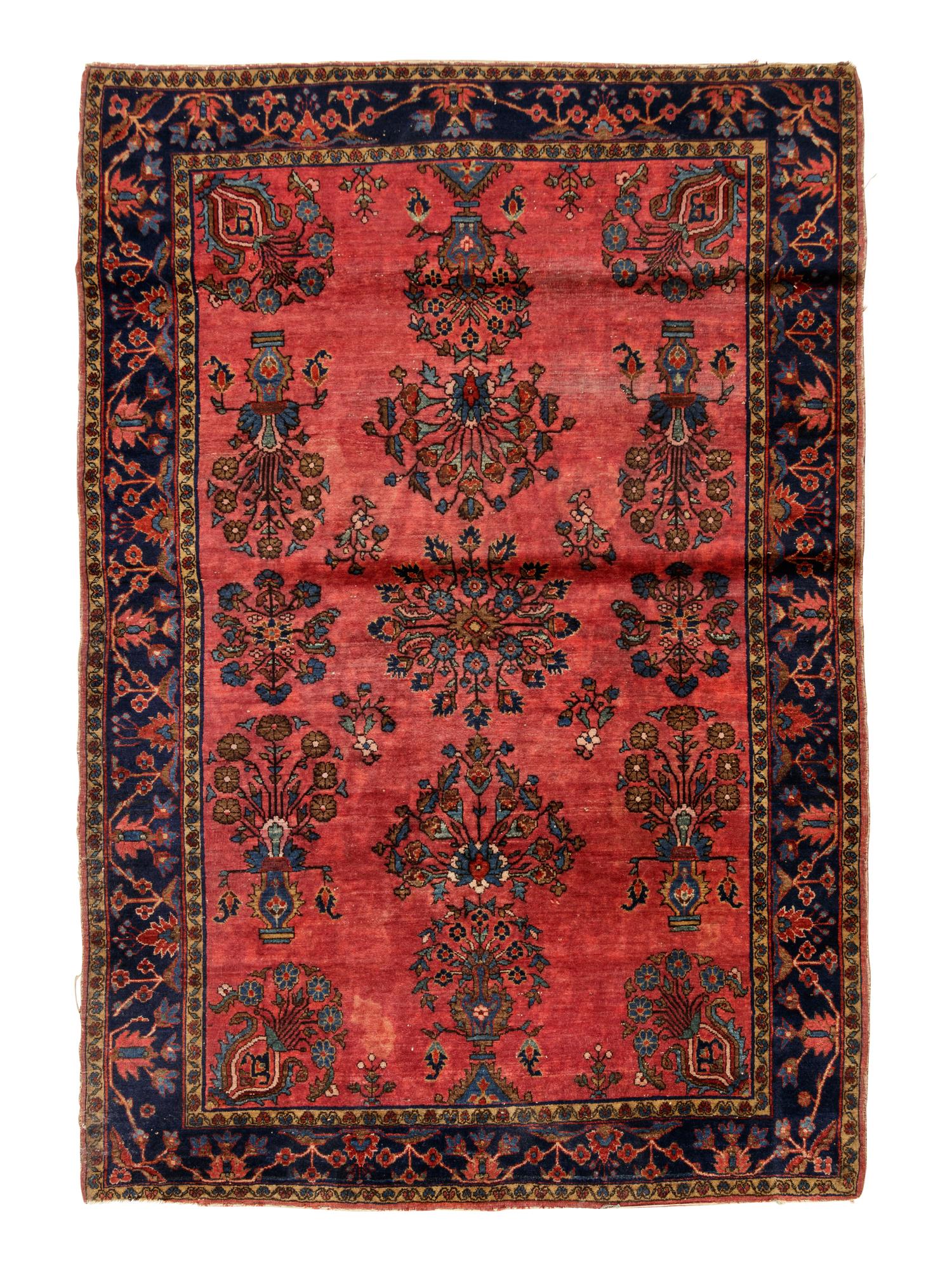 A Sarouk Wool Rug
