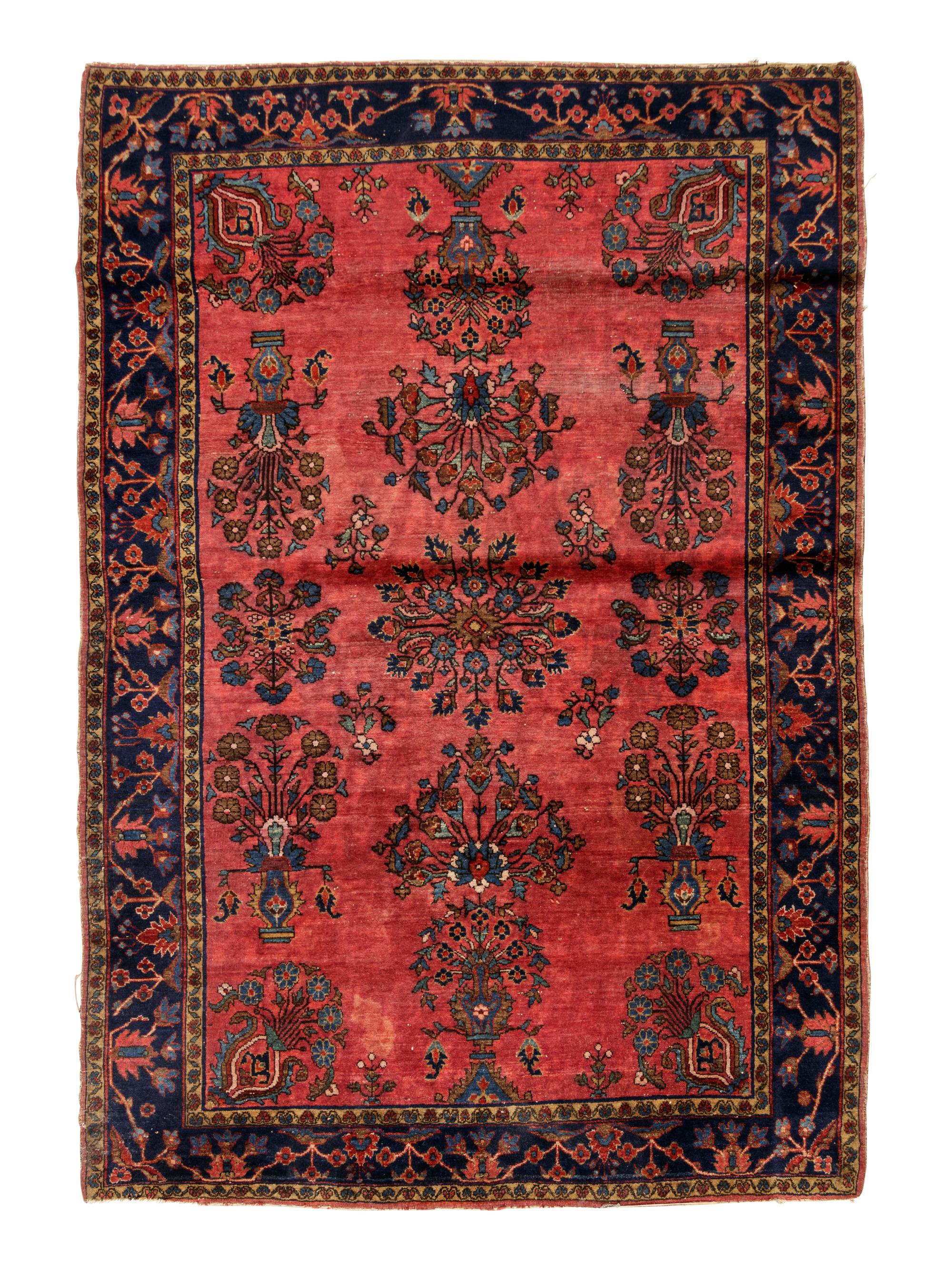 A Sarouk Wool Rug