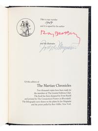 BRADBURY, Ray (1920-2012). A group of 4 LIMITED OR FIRST EDITIONS of Bradbury’s works, MOST SIGNED, comprising:
