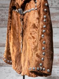 Navajo Child's Velveteen Blouse, with Silver Buttons