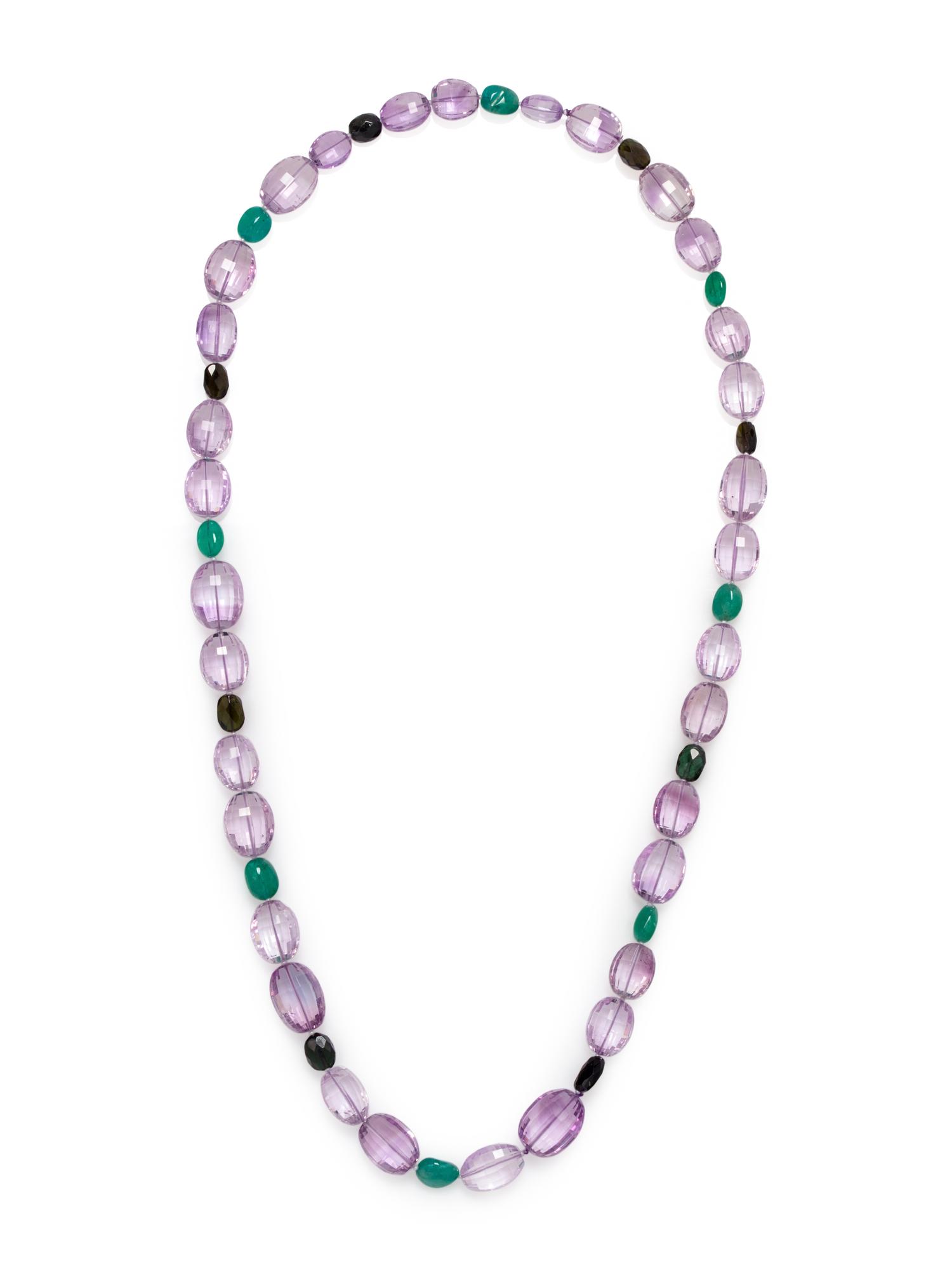 MULTIGEM BEAD NECKLACE