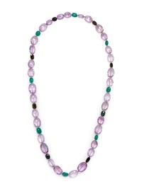 MULTIGEM BEAD NECKLACE