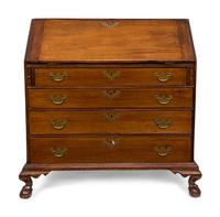 An American Chippendale Mahogany Slant Lid Desk — EARLY 19TH CENTURY