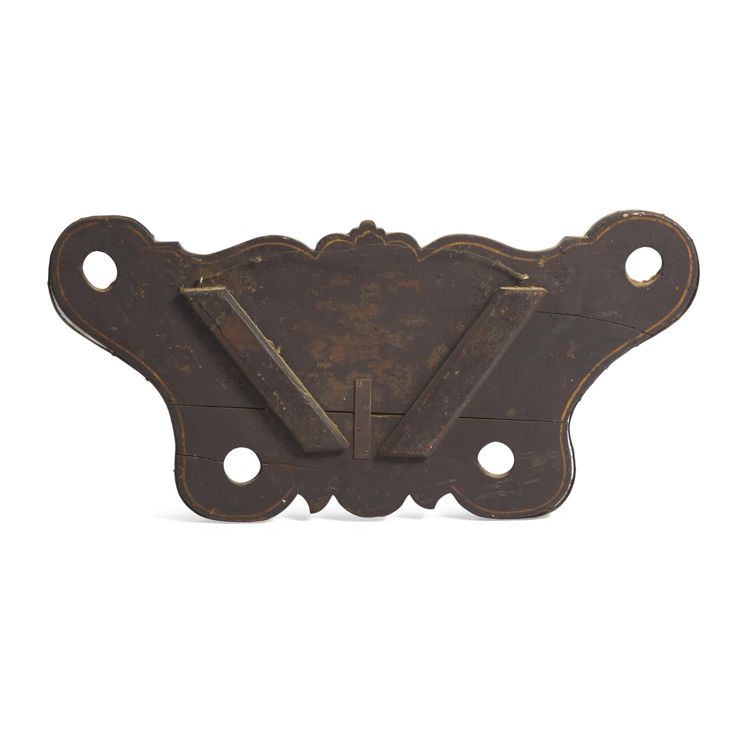 A German Carved and Painted Trade Sign