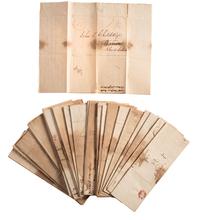 [BUSINESS & COMMERCE] -- [RHODE ISLAND]. A collection of letters associated with Rhode Island merchants Freeborn Sisson (1767-1848) and Captain John Throop Childs (1790-1866), 1824-1827.