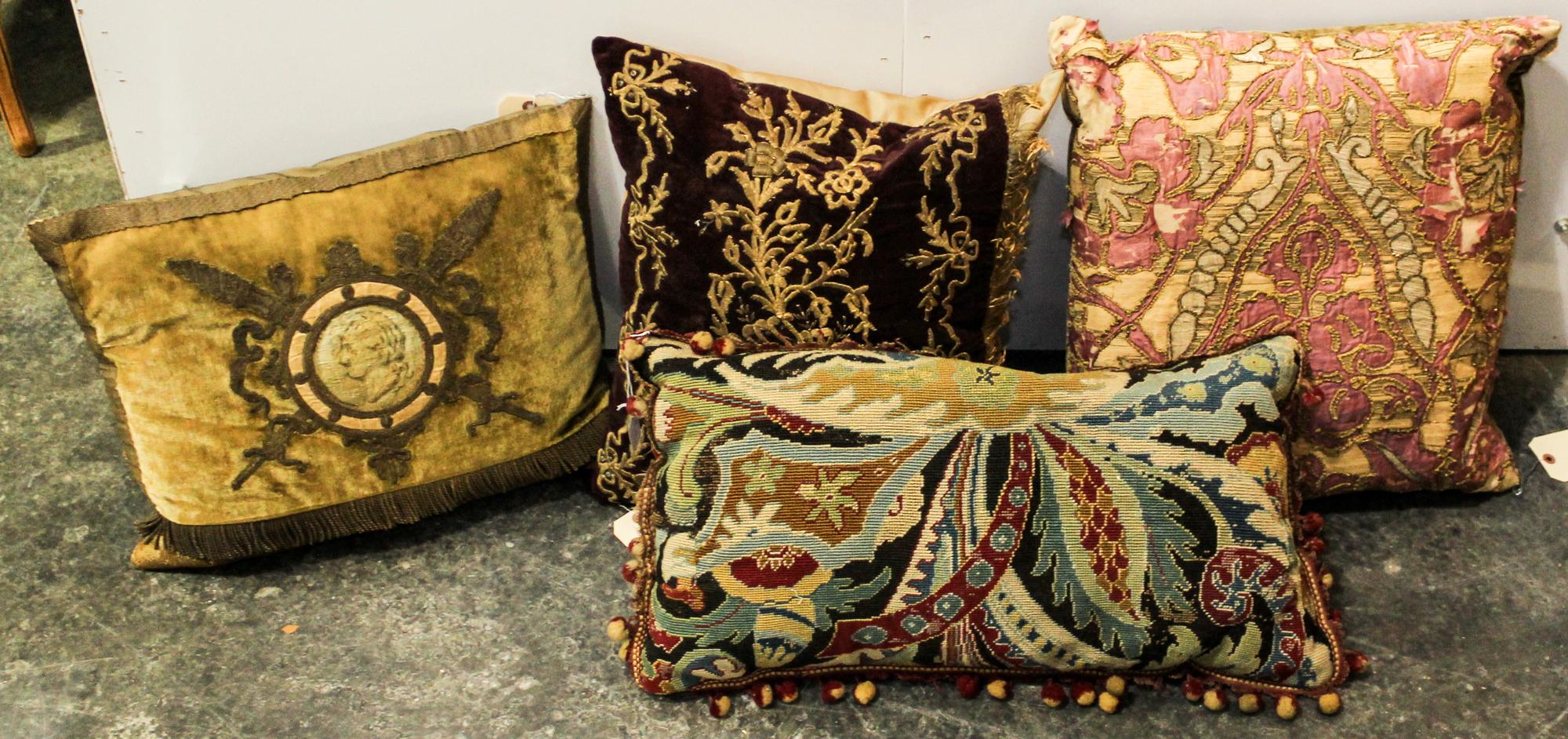 A Group of Eleven Pillows