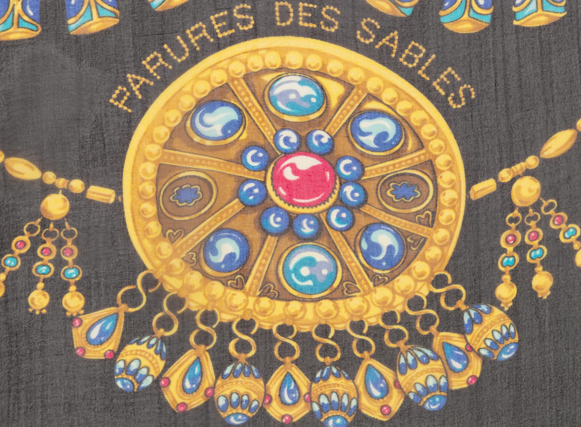 Three Hermès 90cm Silk Chiffon Scarves