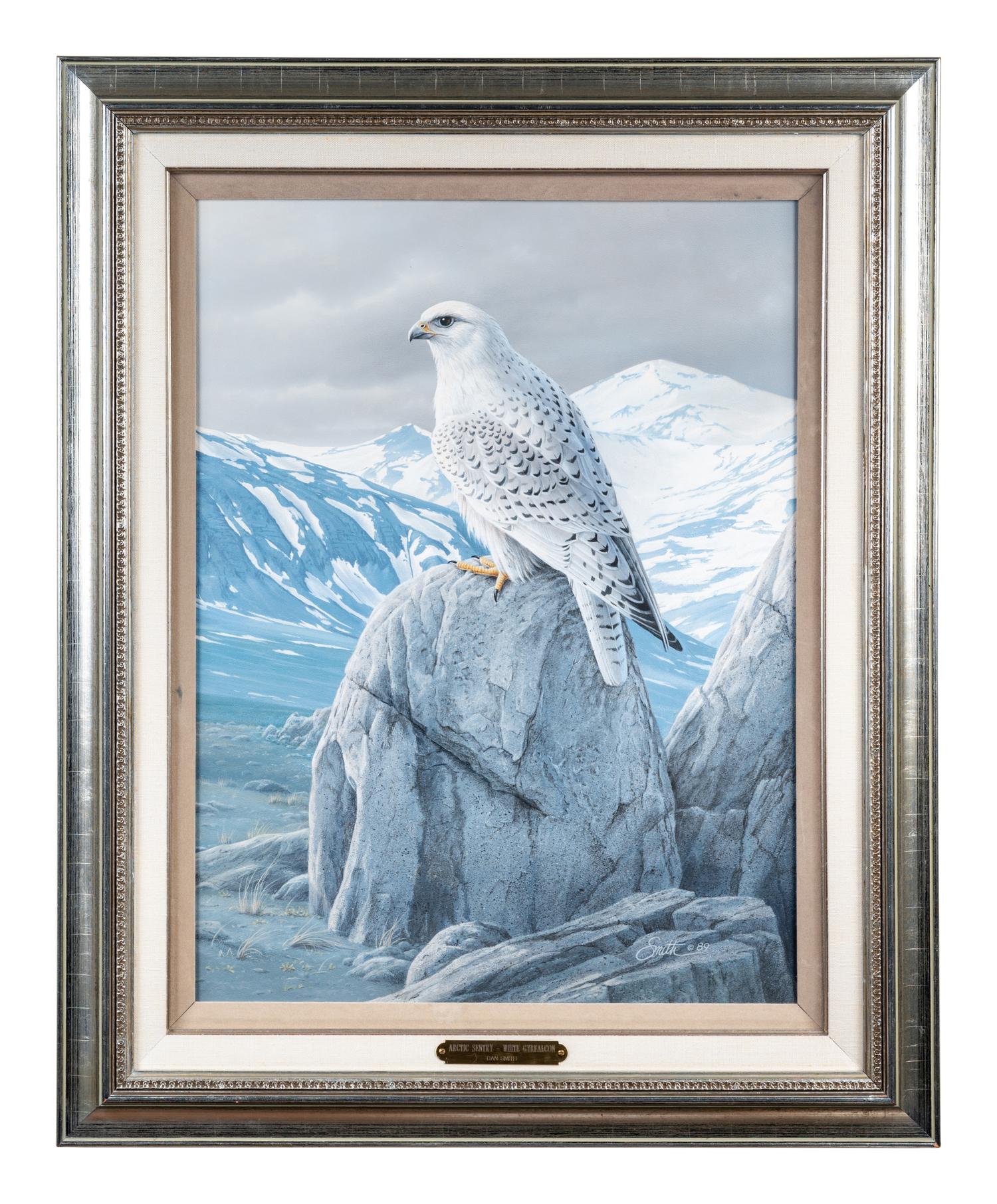 Arctic Sentry- White Gyrfalcon