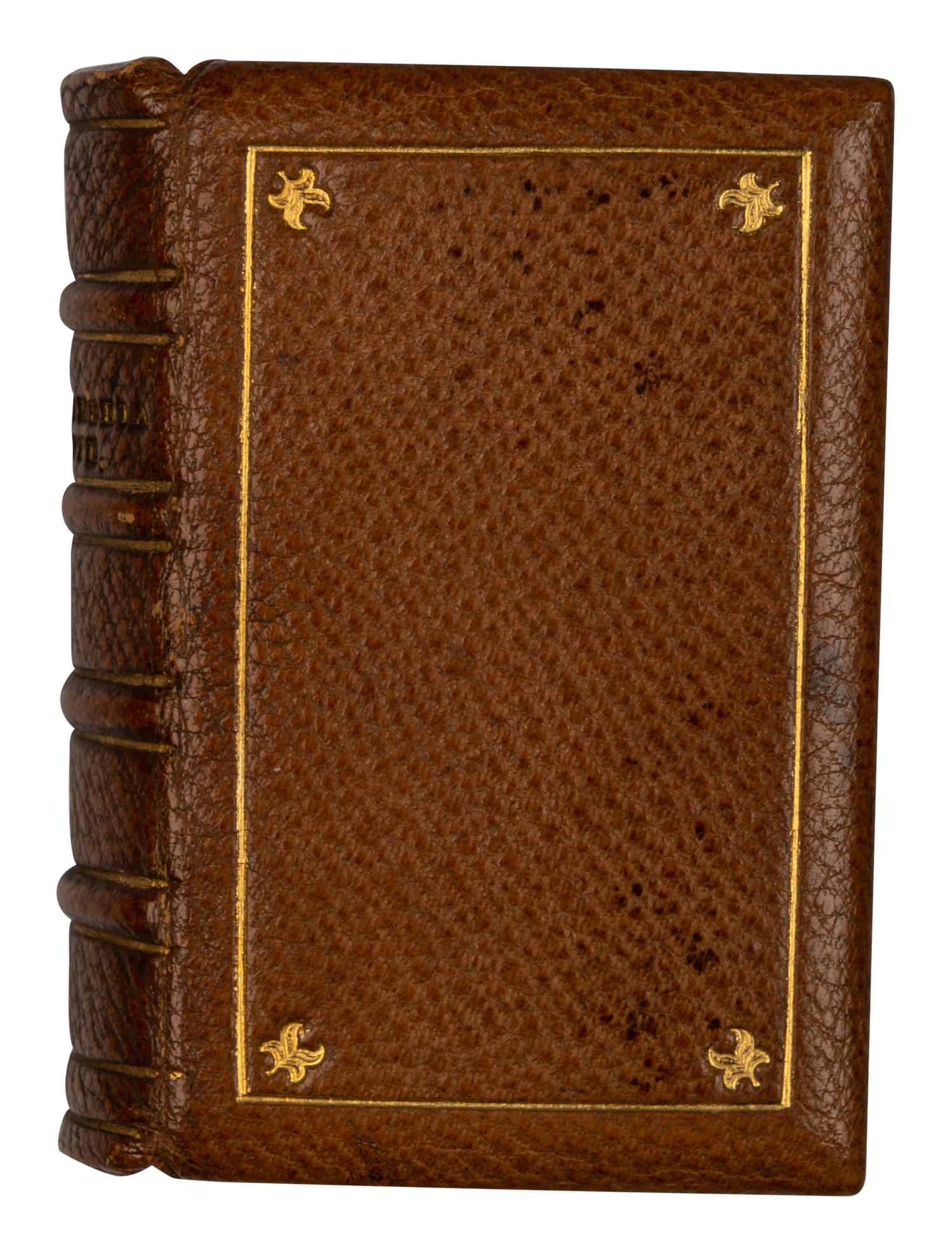 [MINIATURE BOOKS]. ALIGHIERI, Dante (ca 1265-1321). La Divina Commedia di Dante . Milan: Ulrico Hoepli, 1878.