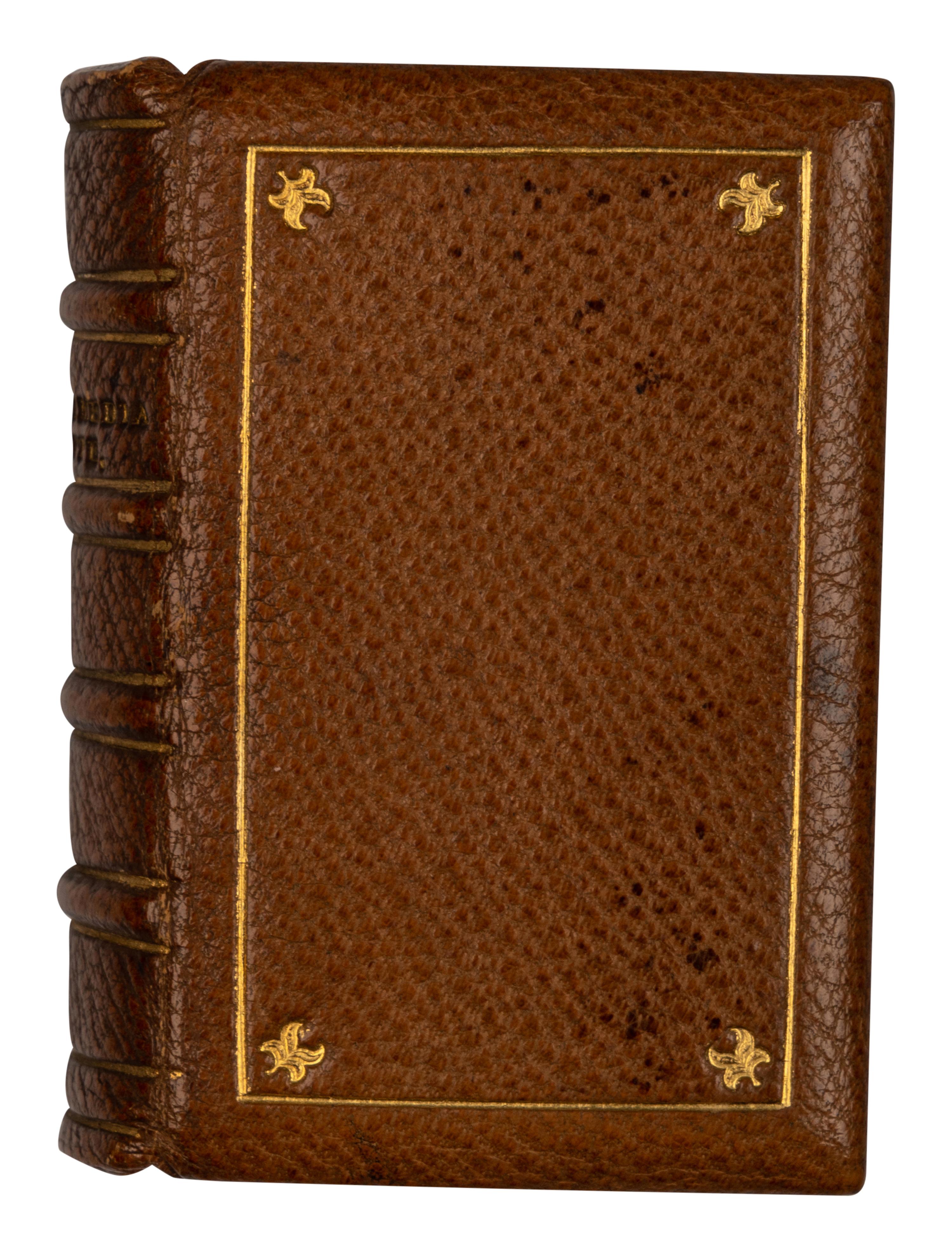 [MINIATURE BOOKS]. ALIGHIERI, Dante (ca 1265-1321). La Divina Commedia di Dante . Milan: Ulrico Hoepli, 1878.