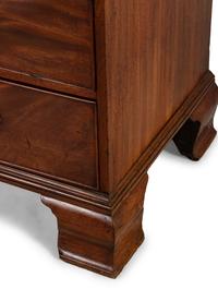 A George III Mahogany Bureau Cabinet